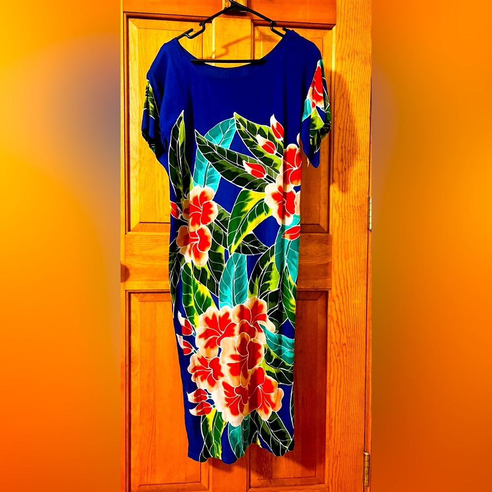 Made-in-Hawaii mumu-style dress